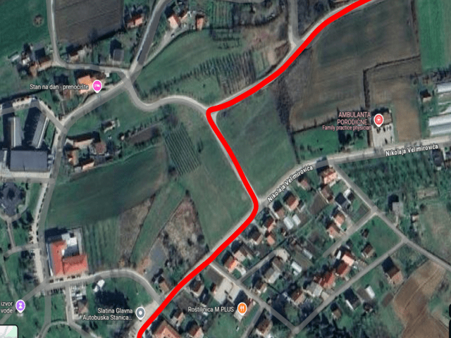 Kako do nas - Iz pravca Slatine